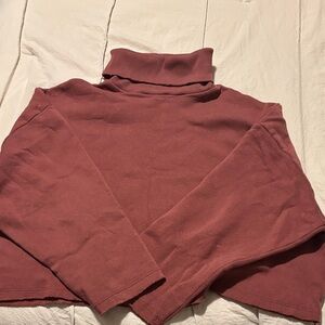 American Eagle Outfitters Mauve Turtleneck Sweater